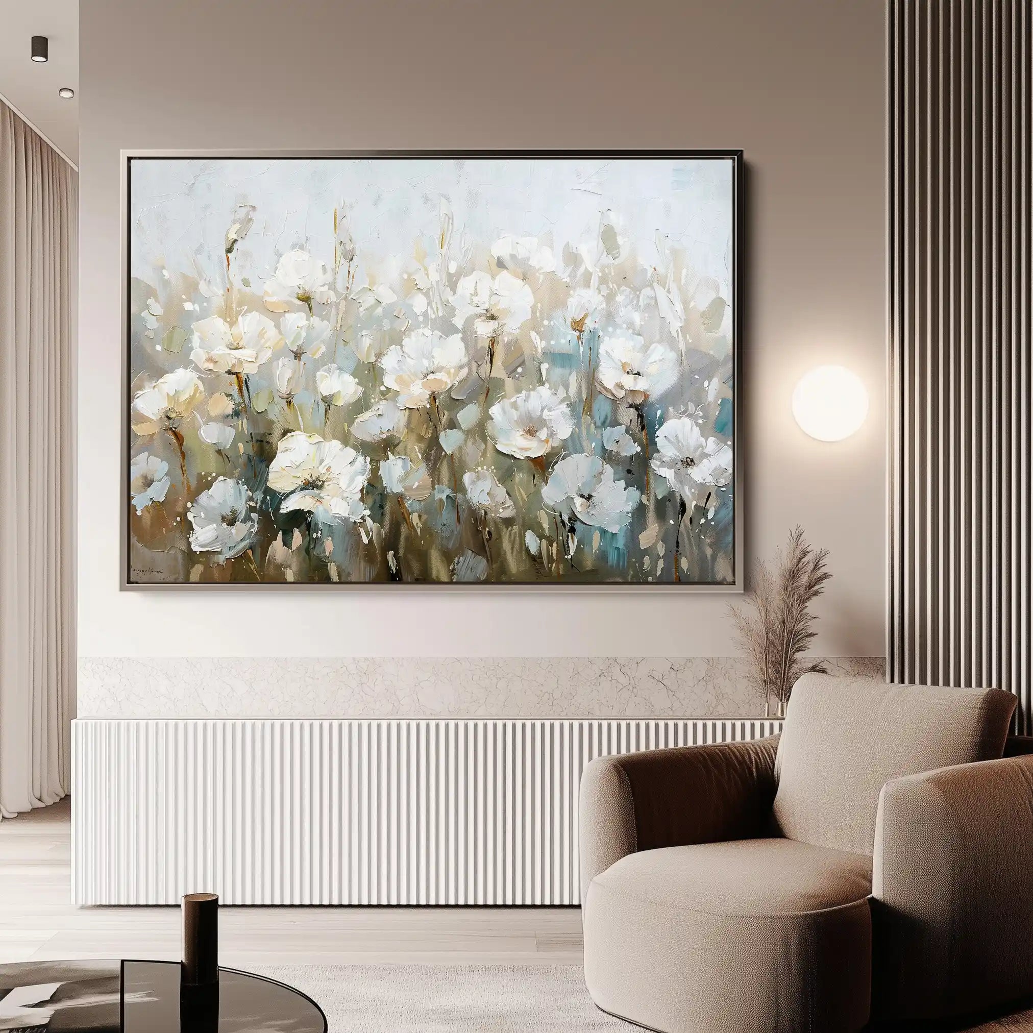 Floral Canvas Wall Art WAD275-F 90 x 60 cm / Stretched on hidden frame