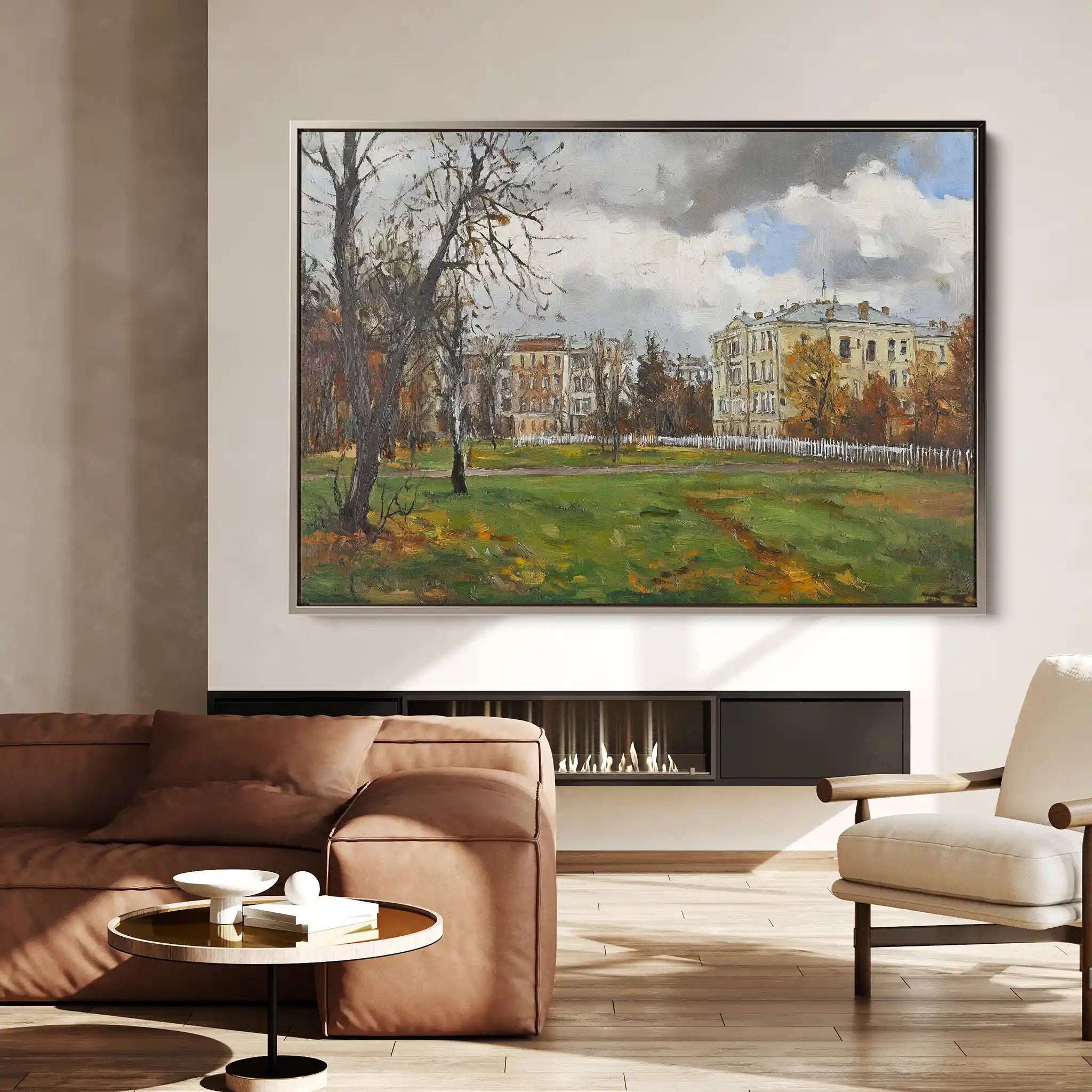 Landscape 275 Canvas Art 90 x 60 cm / Stretched on hidden frame