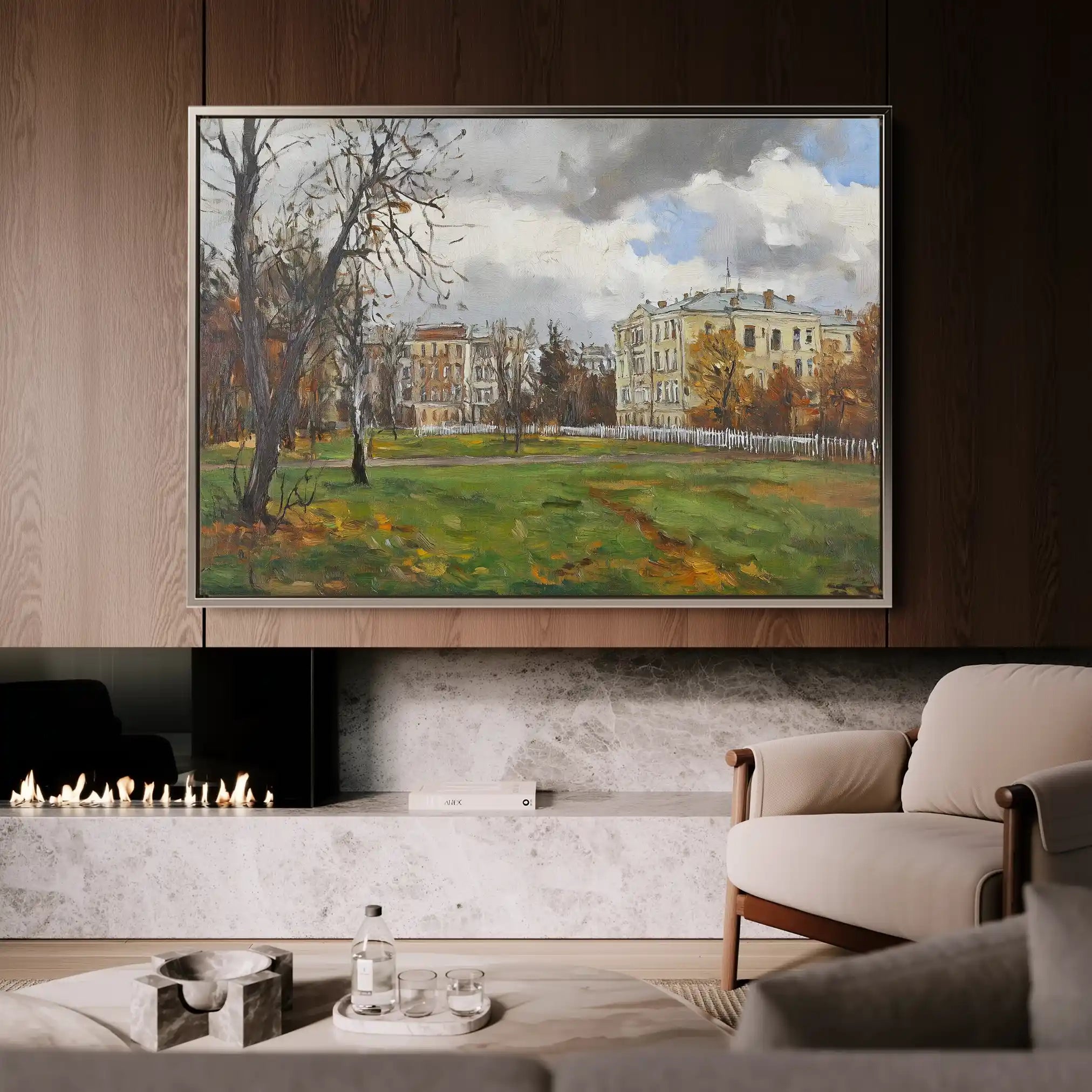 Landscape 275 Canvas Art 90 x 60 cm / Stretched on hidden frame