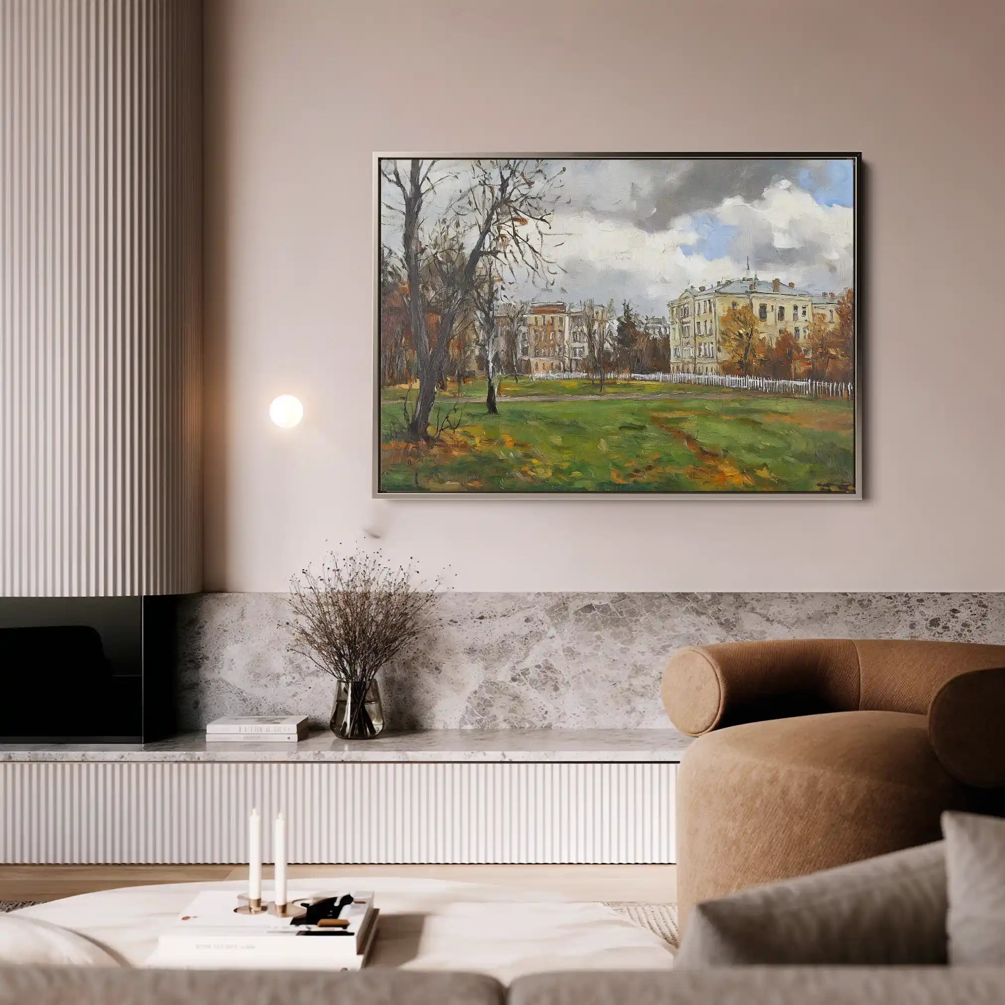 Landscape 275 Canvas Art 90 x 60 cm / Stretched on hidden frame