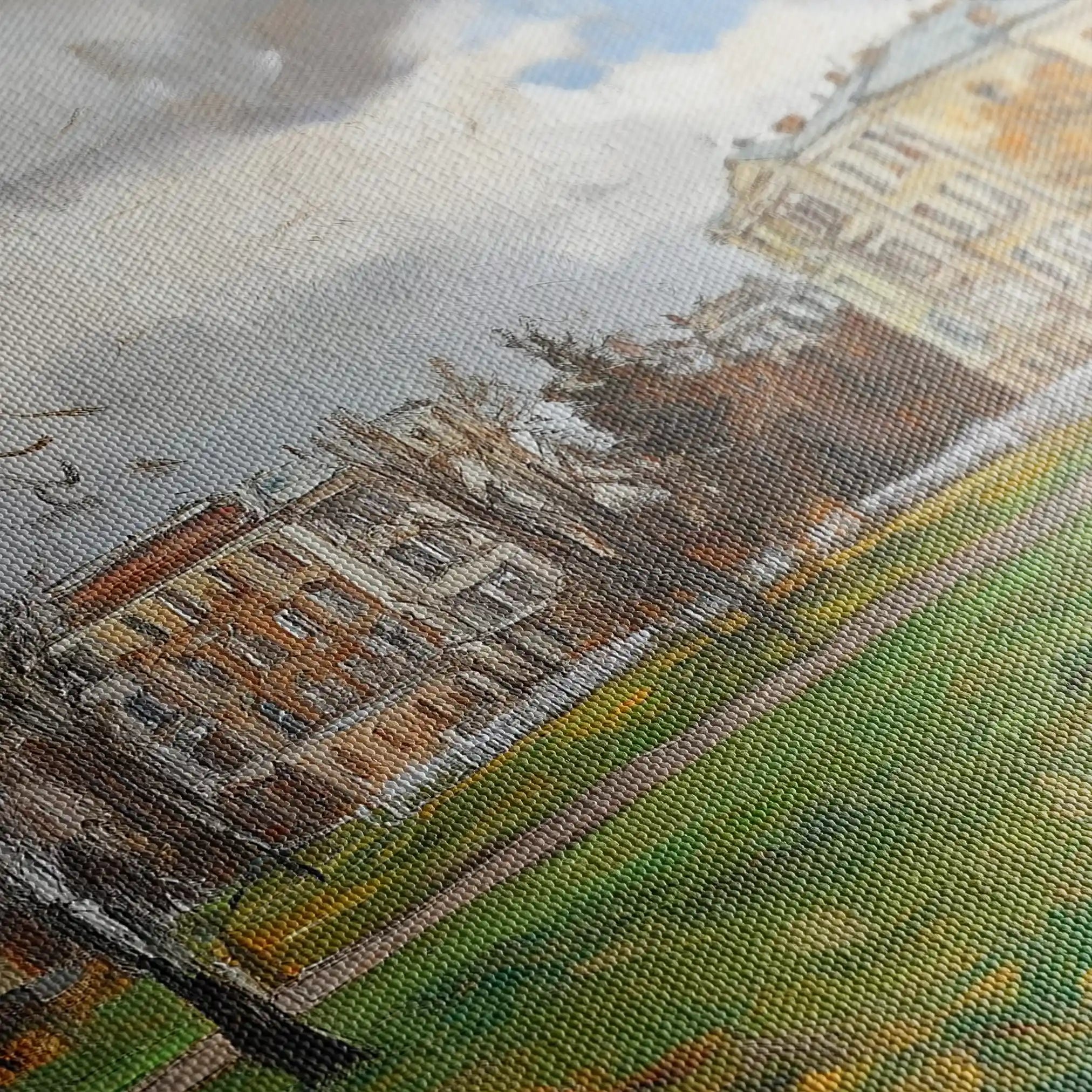 Landscape 275 Canvas Art 90 x 60 cm / Stretched on hidden frame