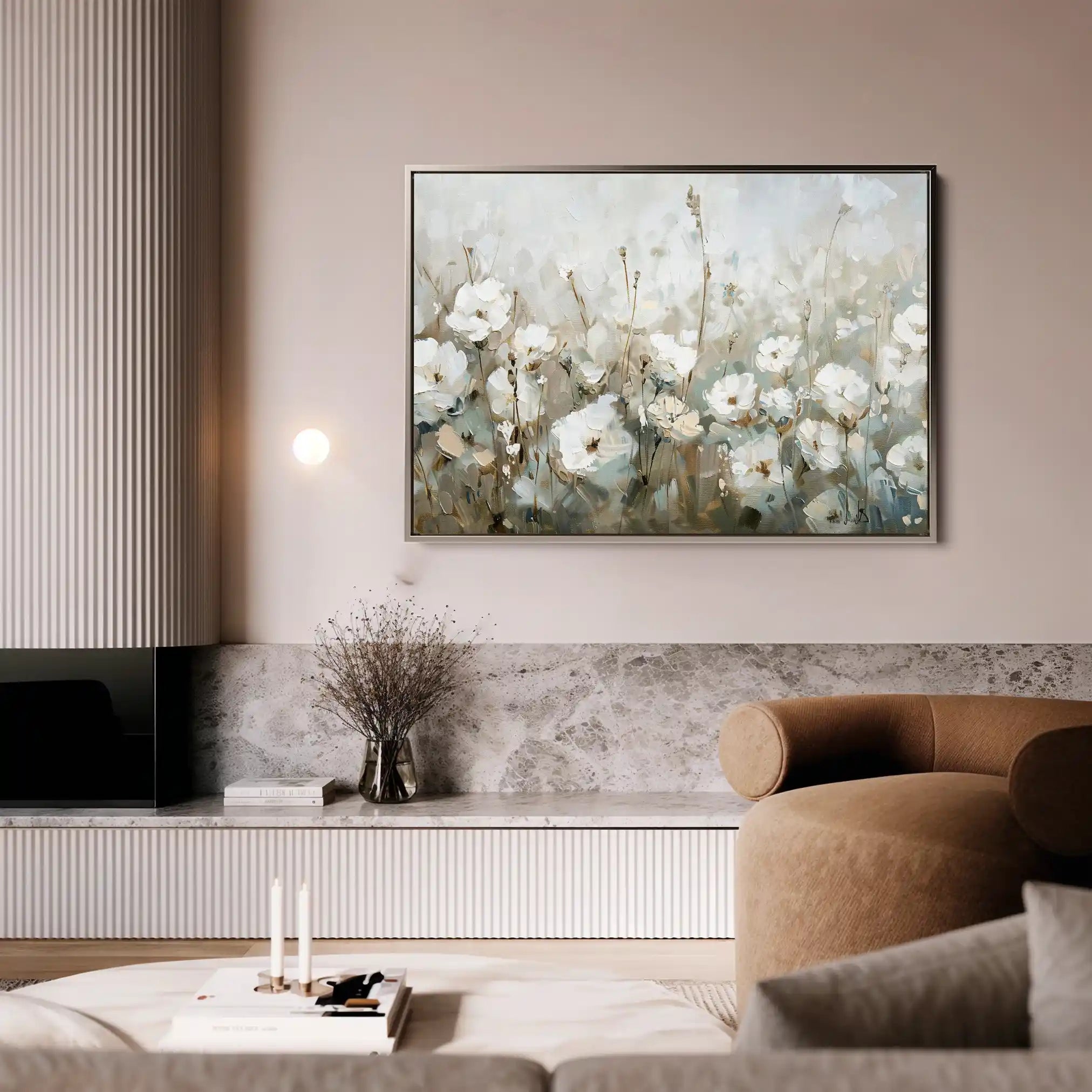Floral Canvas Wall Art WAD276-F 90 x 60 cm / Stretched on hidden frame