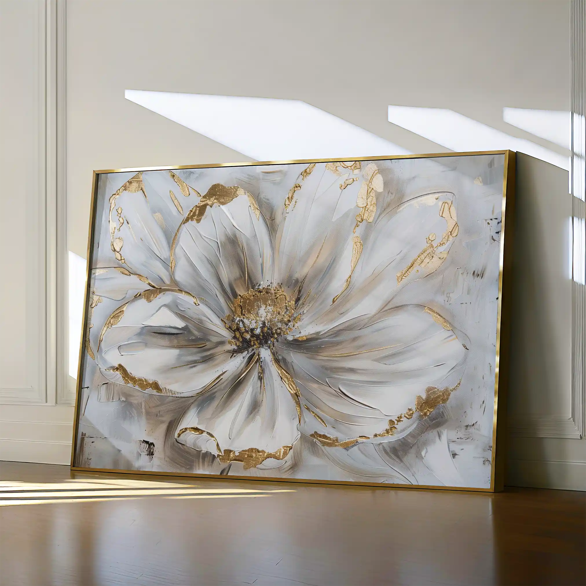 Floral Canvas Wall Art WAD277-F 90 x 60 cm / Stretched on hidden frame