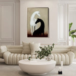 Horses 277 Canvas Art 90 x 60 cm / Stretched on hidden frame