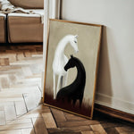 Horses 277 Canvas Art 90 x 60 cm / Stretched on hidden frame