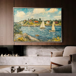 Landscape 277 Canvas Art 90 x 60 cm / Stretched on hidden frame