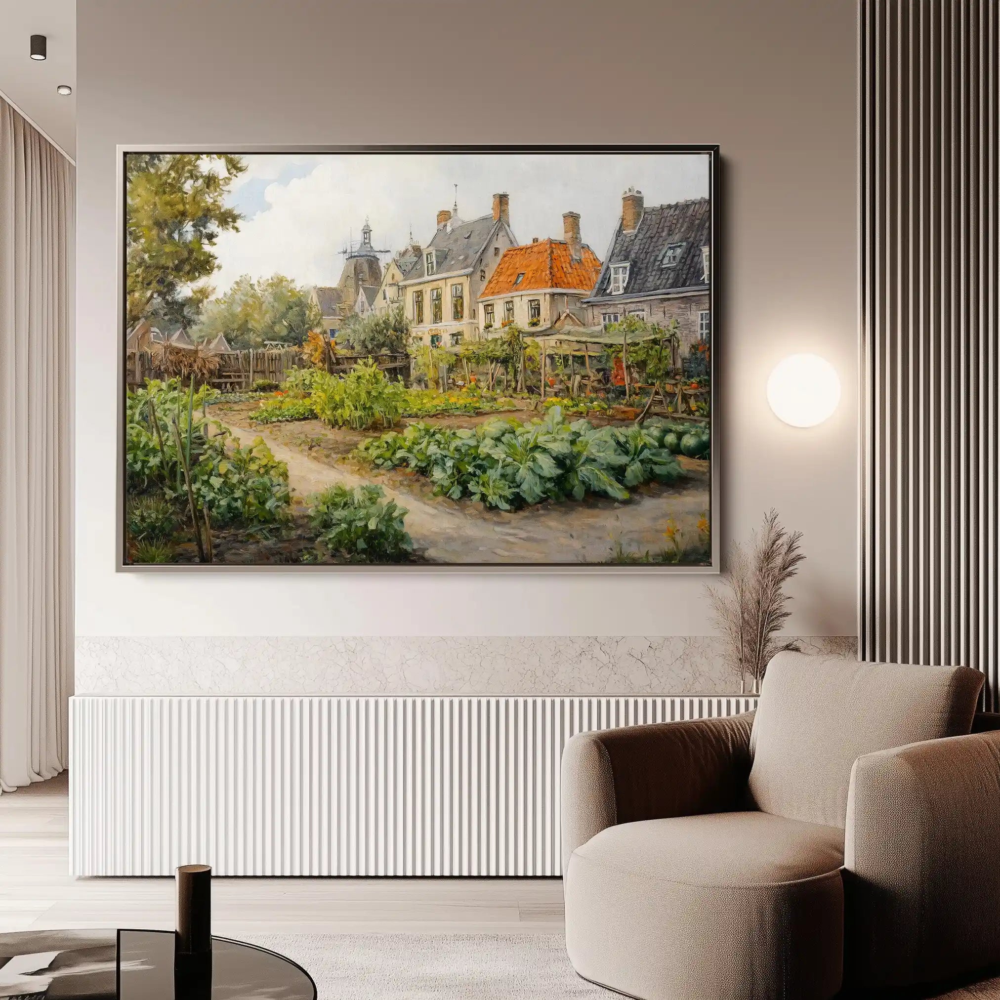 Landscape 278 Canvas Art 90 x 60 cm / Stretched on hidden frame