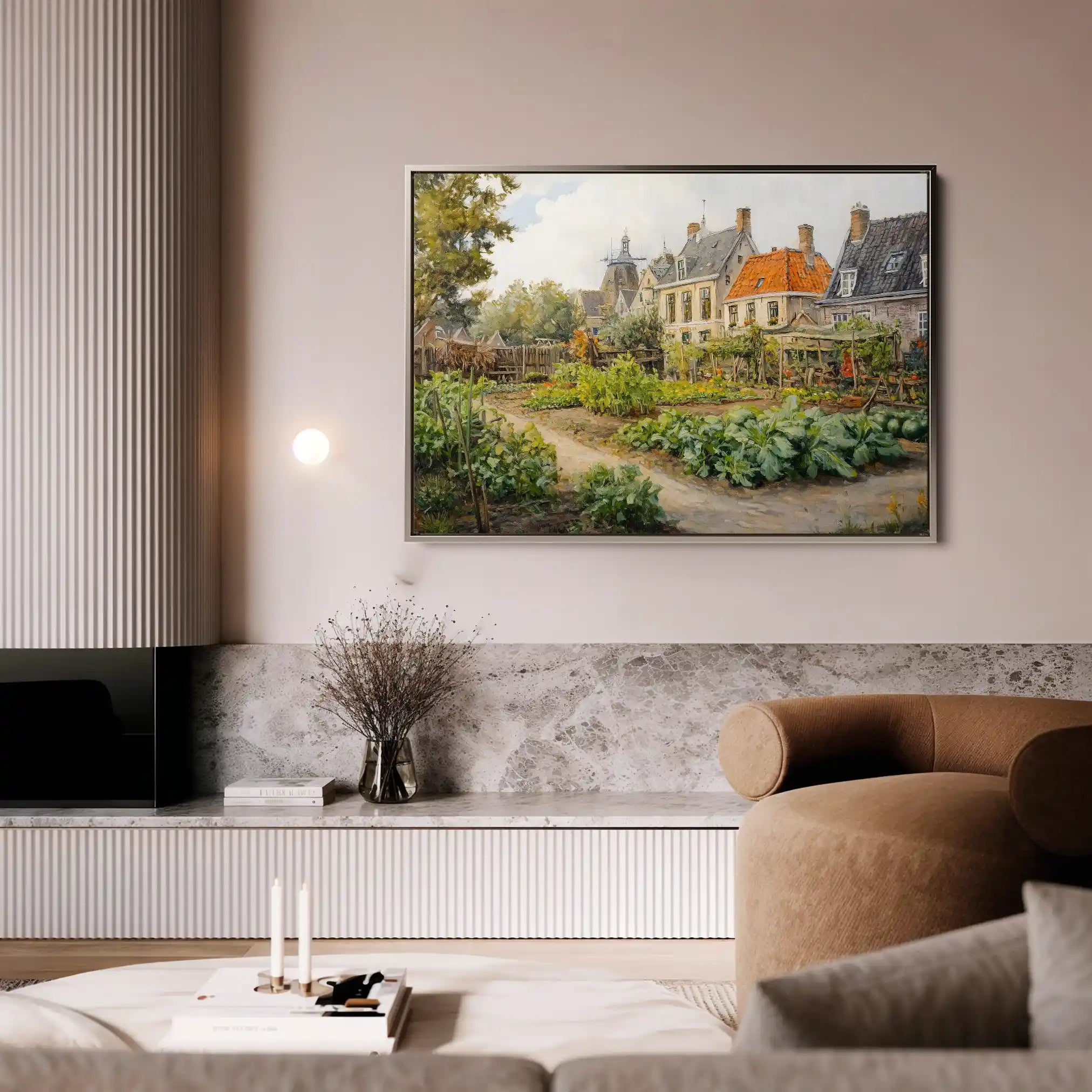 Landscape 278 Canvas Art 90 x 60 cm / Stretched on hidden frame