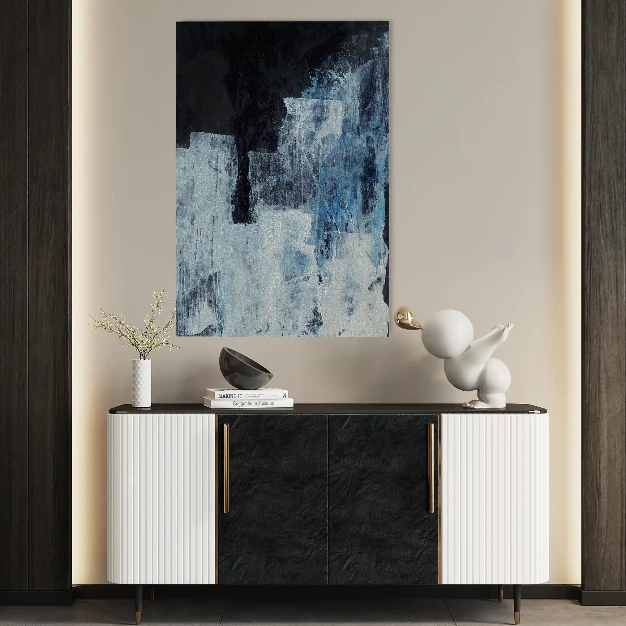 Abstract 279 Canvas Art 60 x 40 cm / Stretched on hidden frame