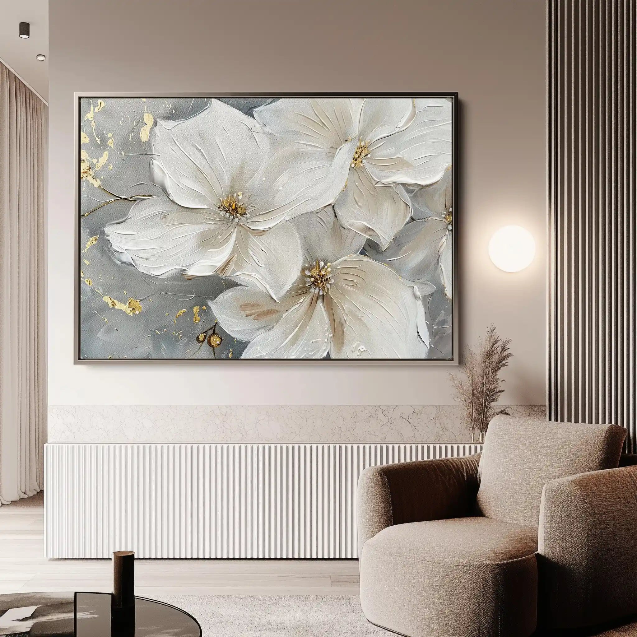 Floral Canvas Wall Art WAD279-F 90 x 60 cm / Stretched on hidden frame