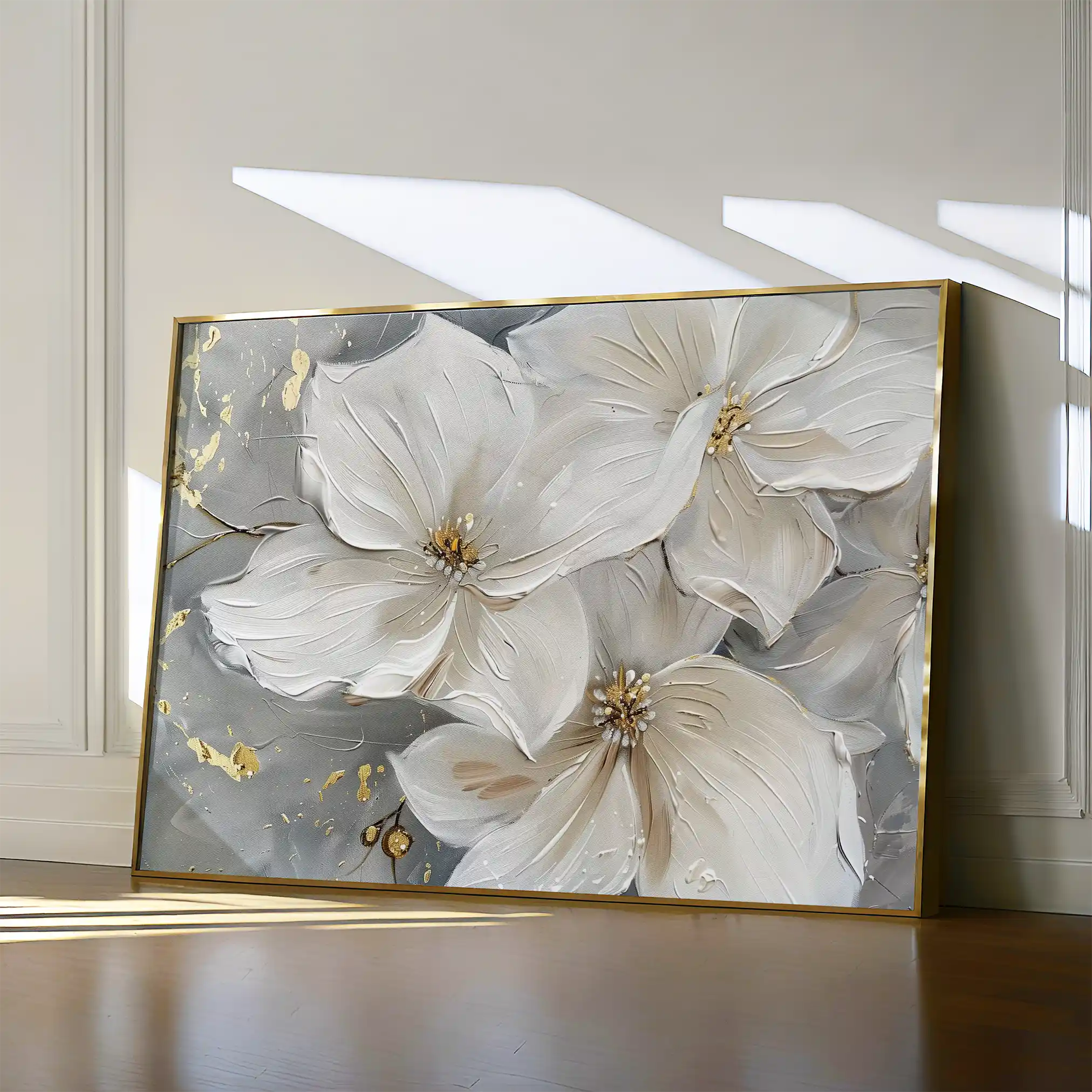 Floral Canvas Wall Art WAD279-F 90 x 60 cm / Stretched on hidden frame