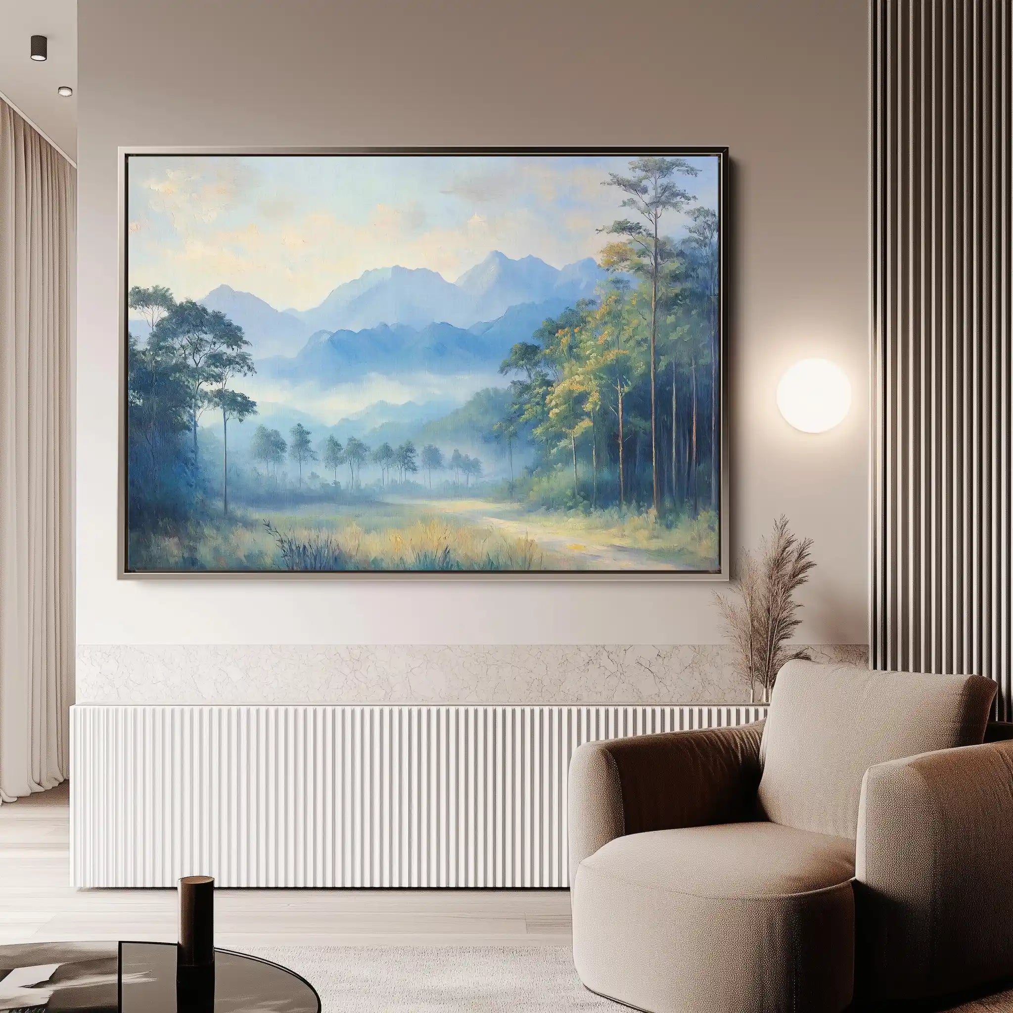 Landscape 279 Canvas Art 90 x 60 cm / Stretched on hidden frame