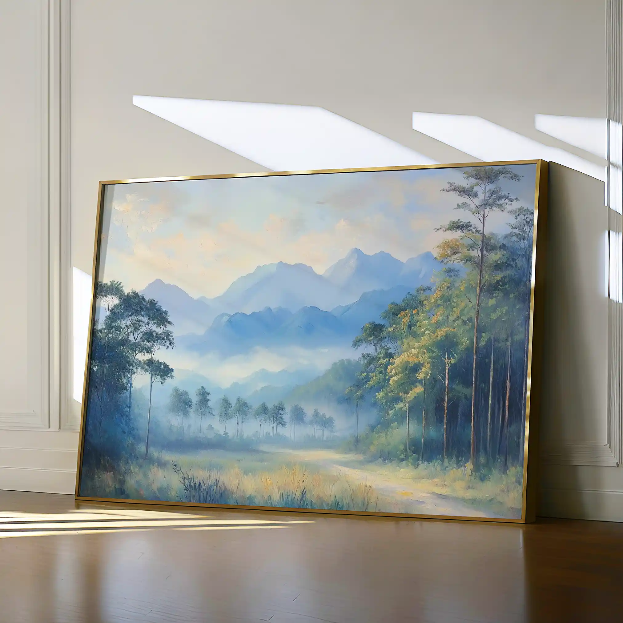 Landscape 279 Canvas Art 90 x 60 cm / Stretched on hidden frame