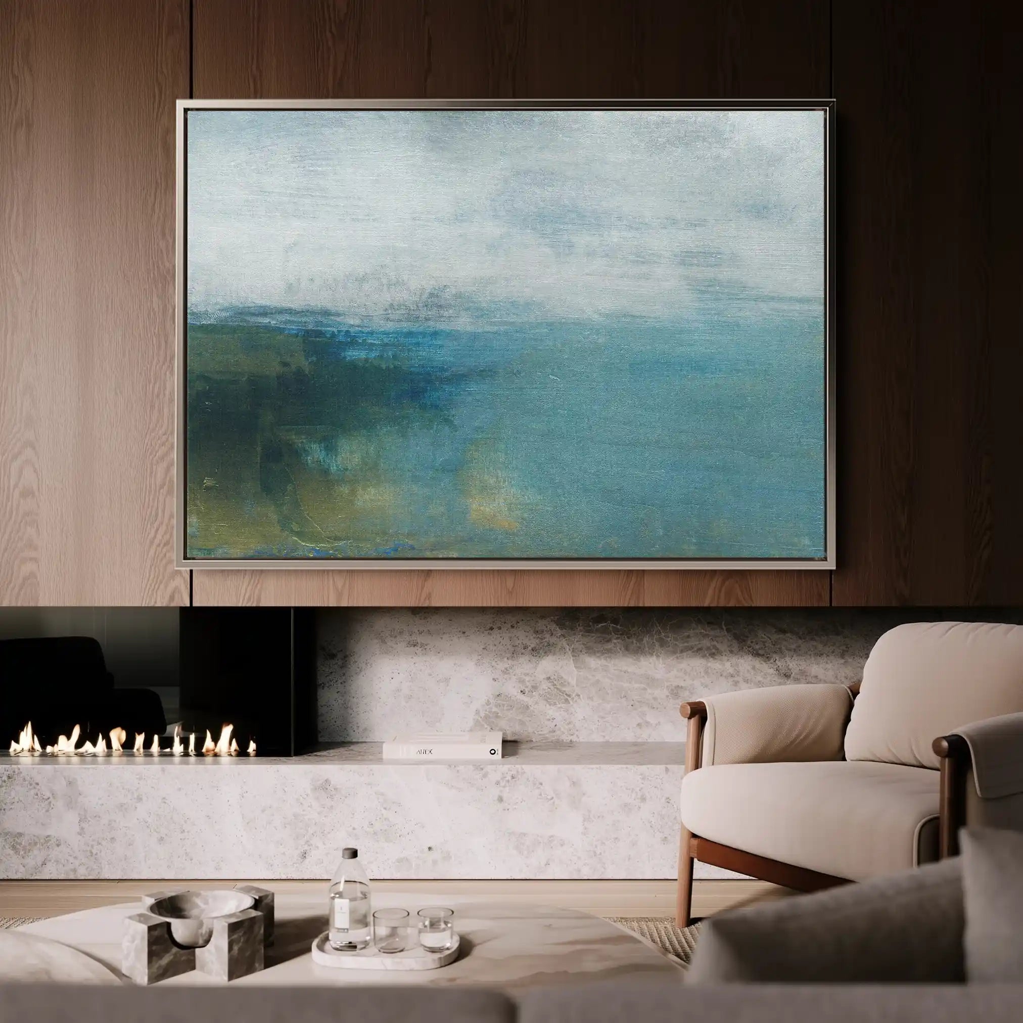 Abstract 280 Canvas Art 60 x 40 cm / Stretched on hidden frame