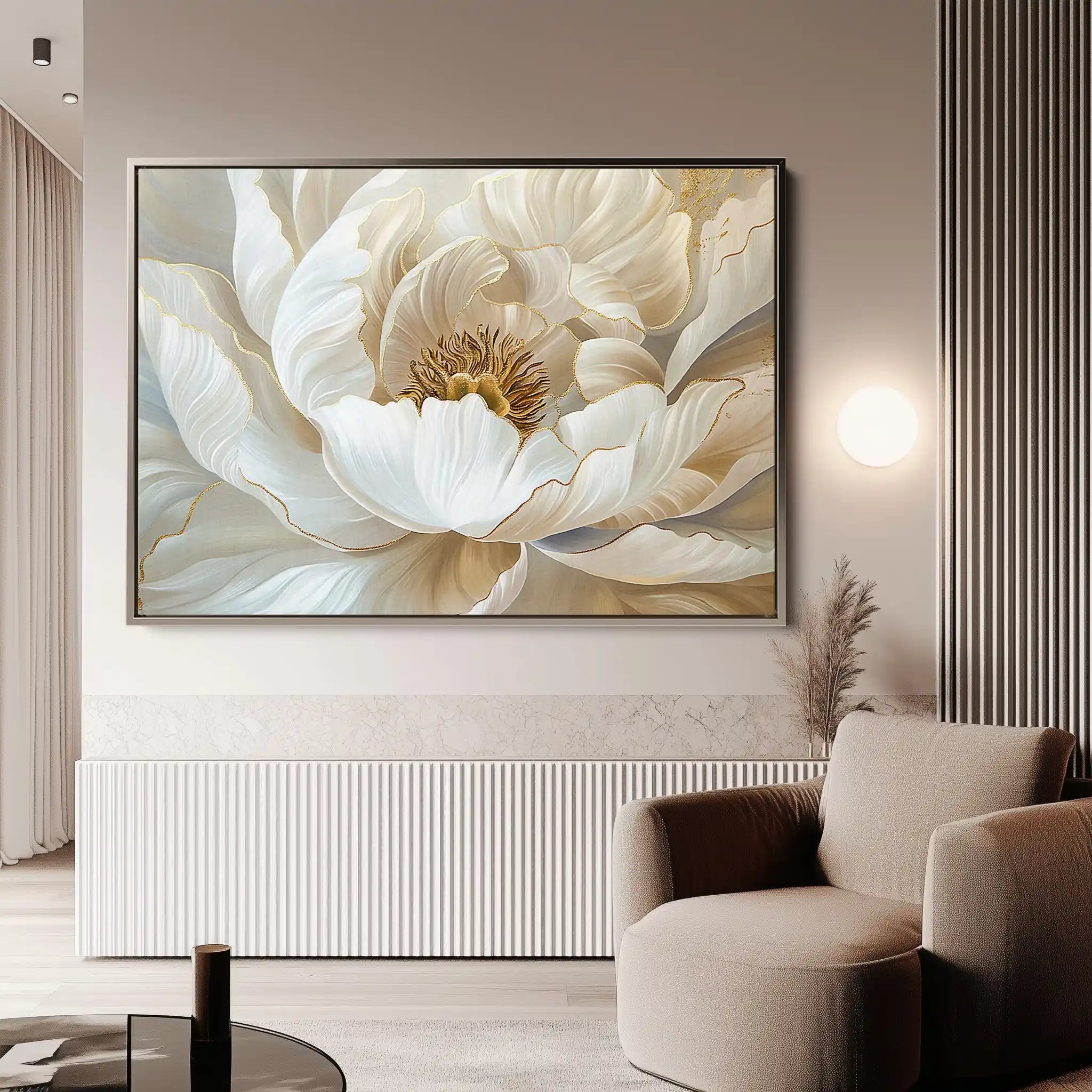 Floral Canvas Wall Art WAD282-F 90 x 60 cm / Stretched on hidden frame