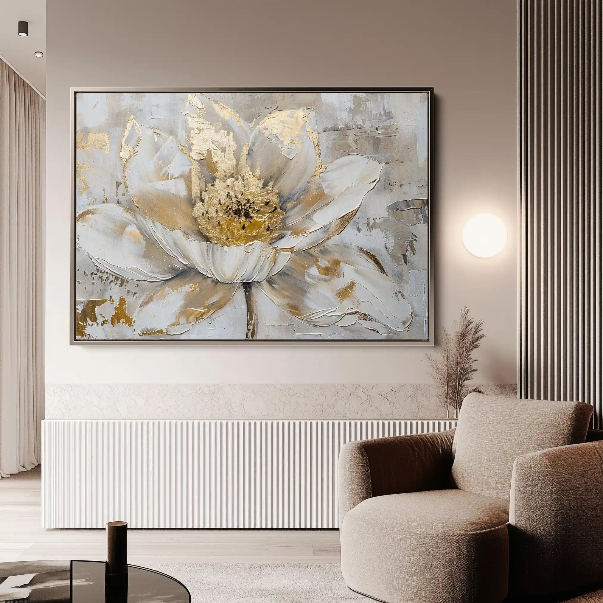Floral Canvas Wall Art WAD283-F 90 x 60 cm / Stretched on hidden frame