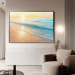 Landscape 284 Canvas Art 90 x 60 cm / Stretched on hidden frame