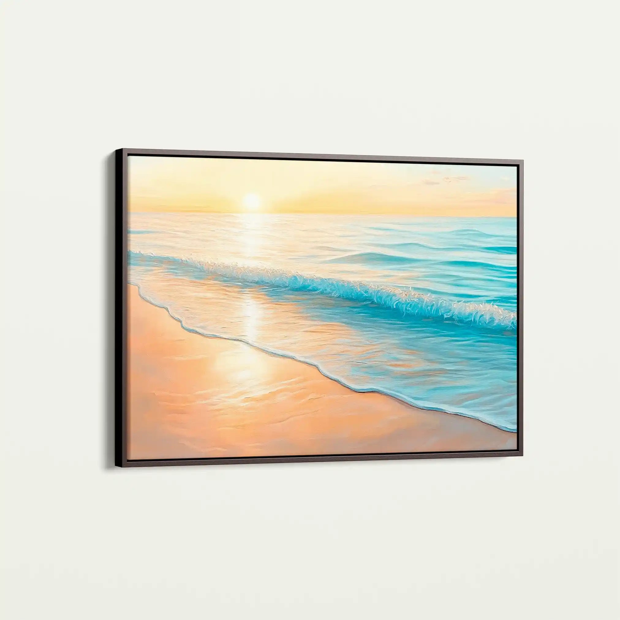 Landscape 284 Canvas Art 90 x 60 cm / Stretched on hidden frame