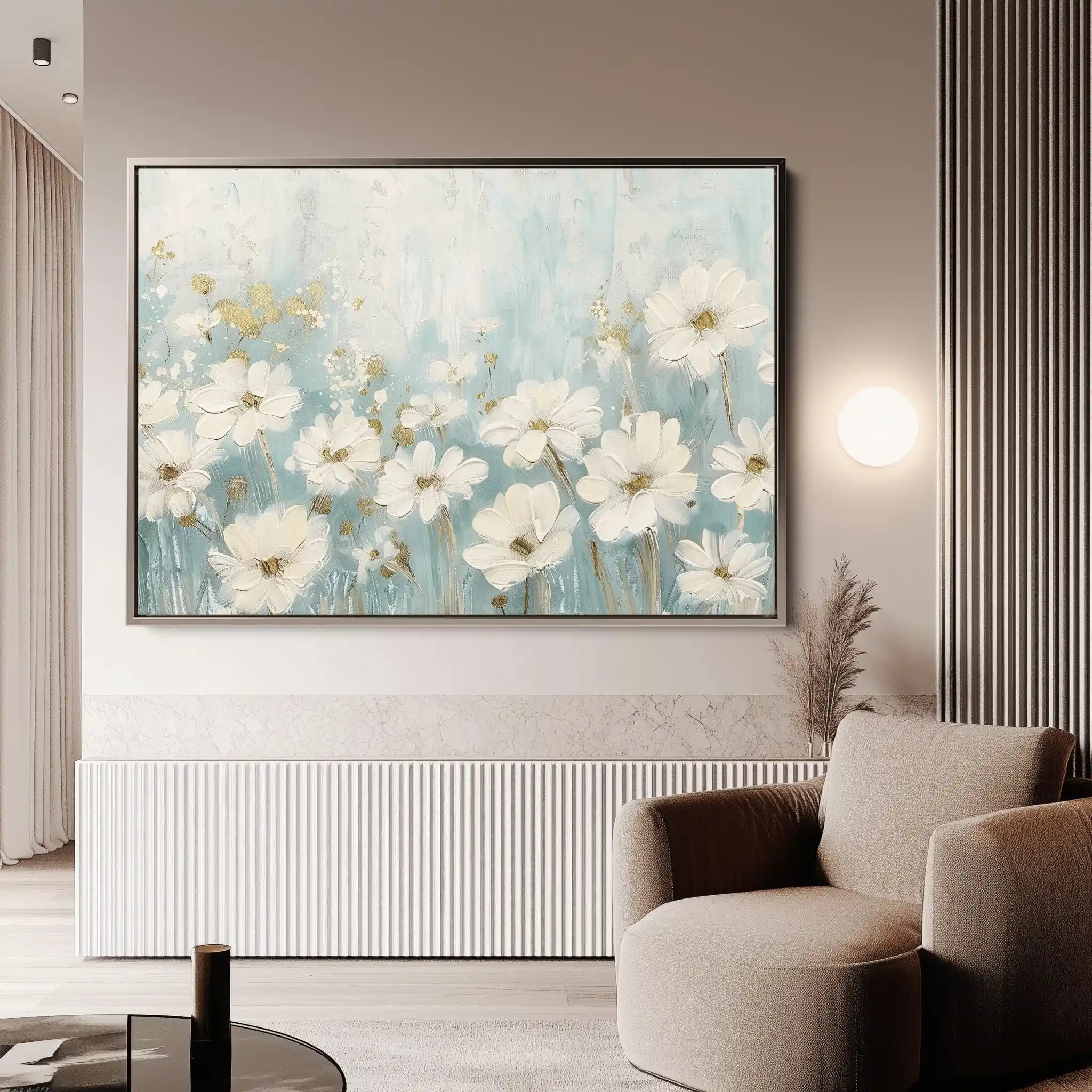 Floral Canvas Wall Art WAD285-F 90 x 60 cm / Stretched on hidden frame