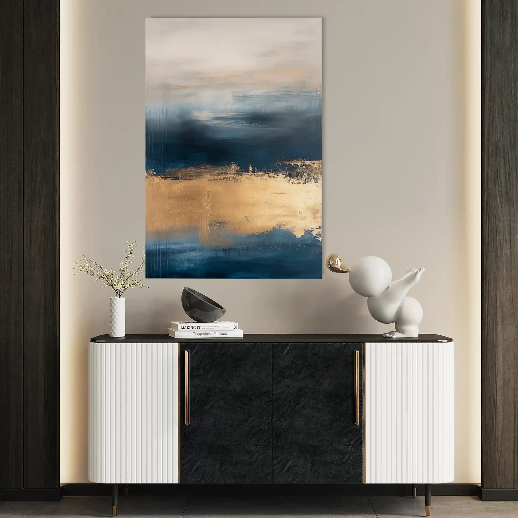 Abstract 286 Canvas Art 60 x 40 cm / Stretched on hidden frame
