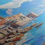 Landscape 286 Canvas Art 90 x 60 cm / Stretched on hidden frame