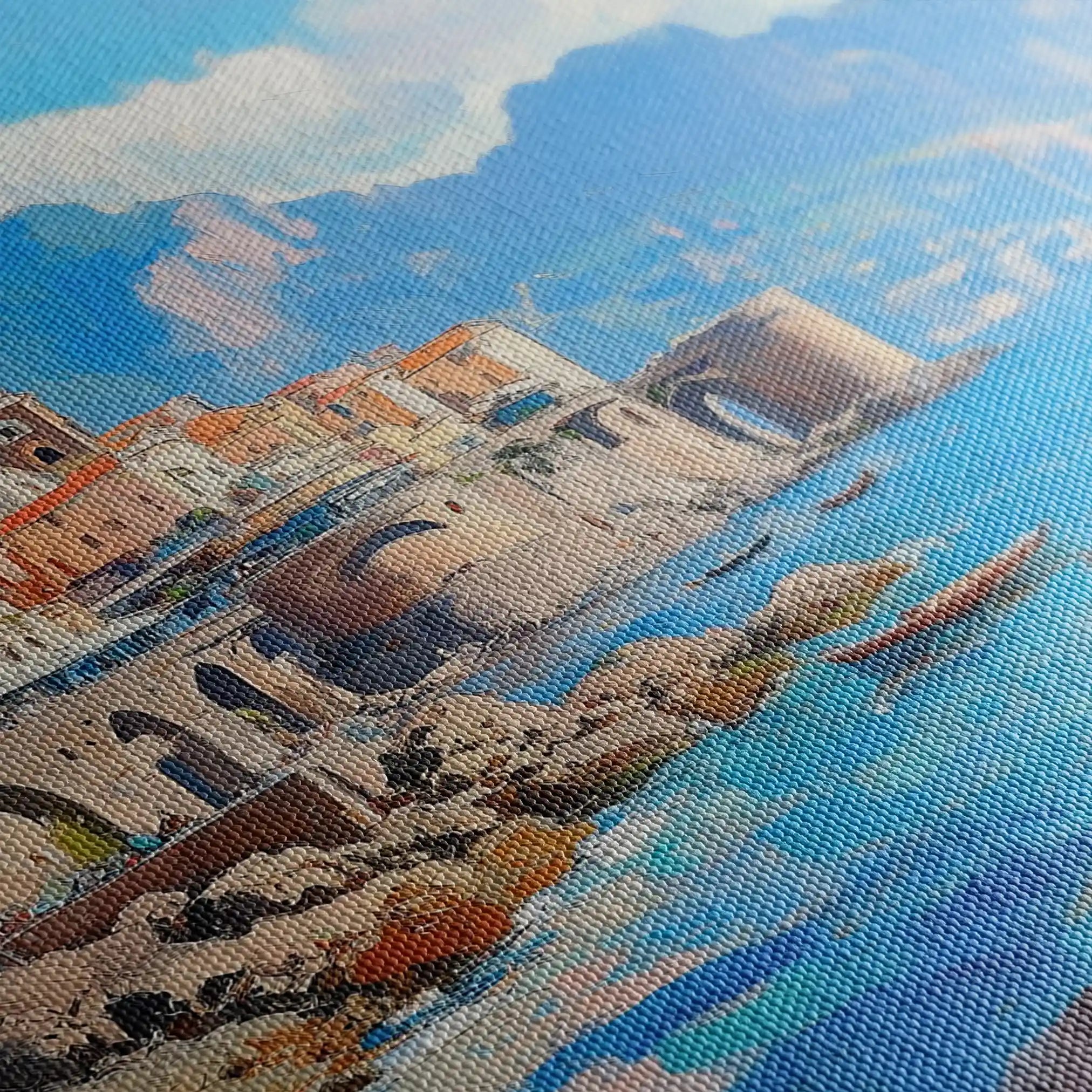 Landscape 286 Canvas Art 90 x 60 cm / Stretched on hidden frame