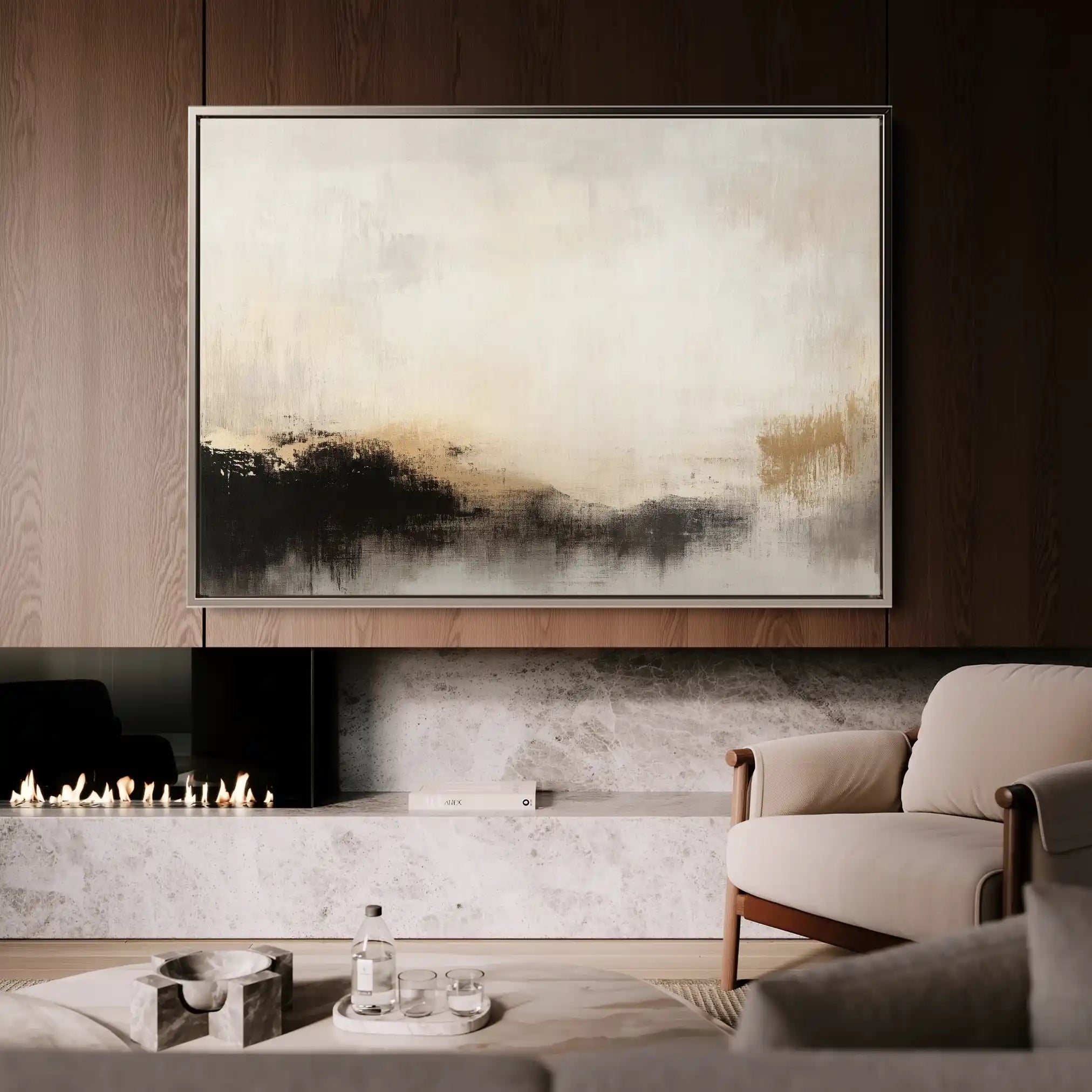 Abstract 287 Canvas Art 60 x 40 cm / Stretched on hidden frame