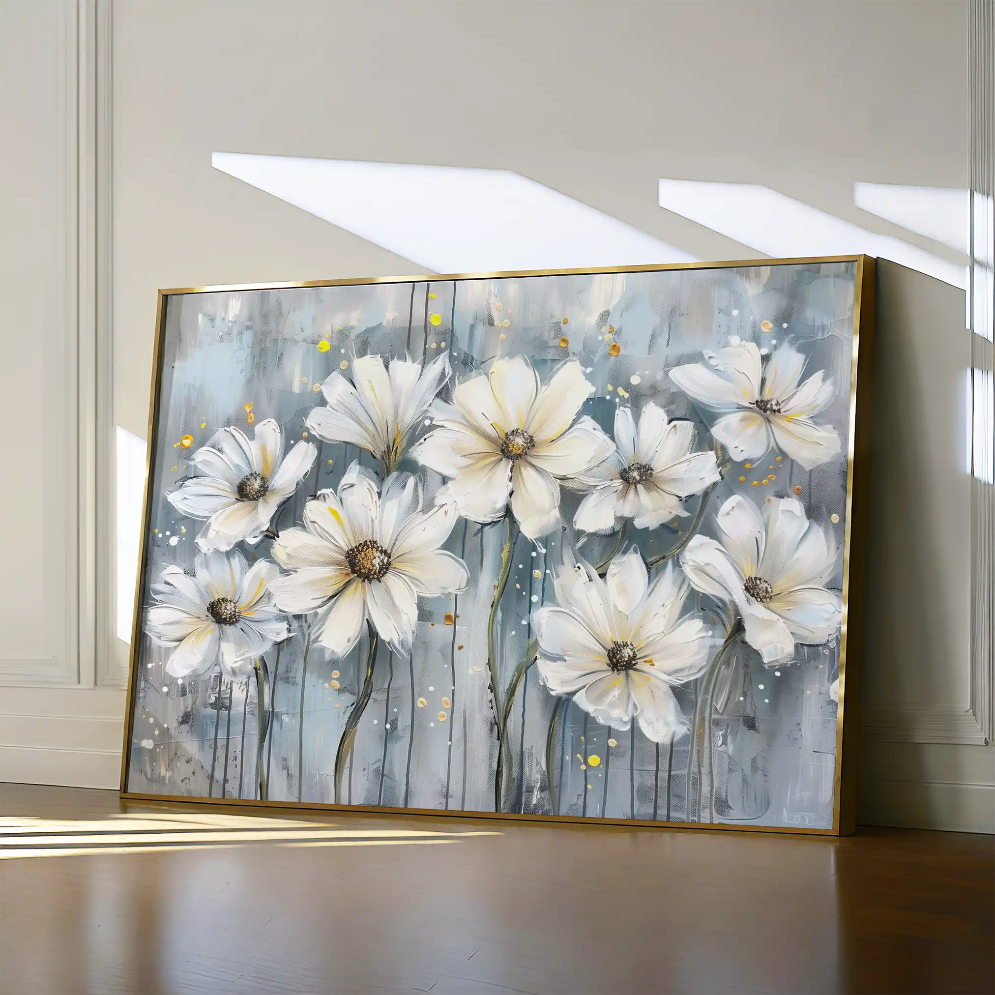 Floral Canvas Wall Art WAD287-F 90 x 60 cm / Stretched on hidden frame