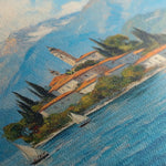 Landscape 287 Canvas Art 90 x 60 cm / Stretched on hidden frame