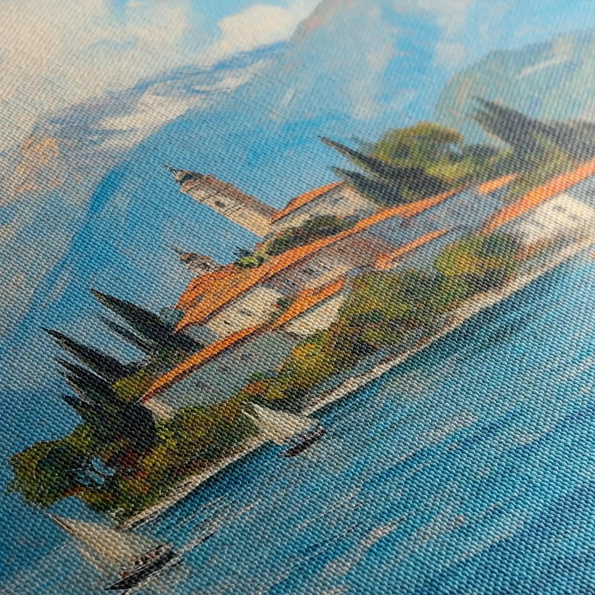 Landscape 287 Canvas Art 90 x 60 cm / Stretched on hidden frame