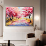 Landscape 288 Canvas Art 90 x 60 cm / Stretched on hidden frame