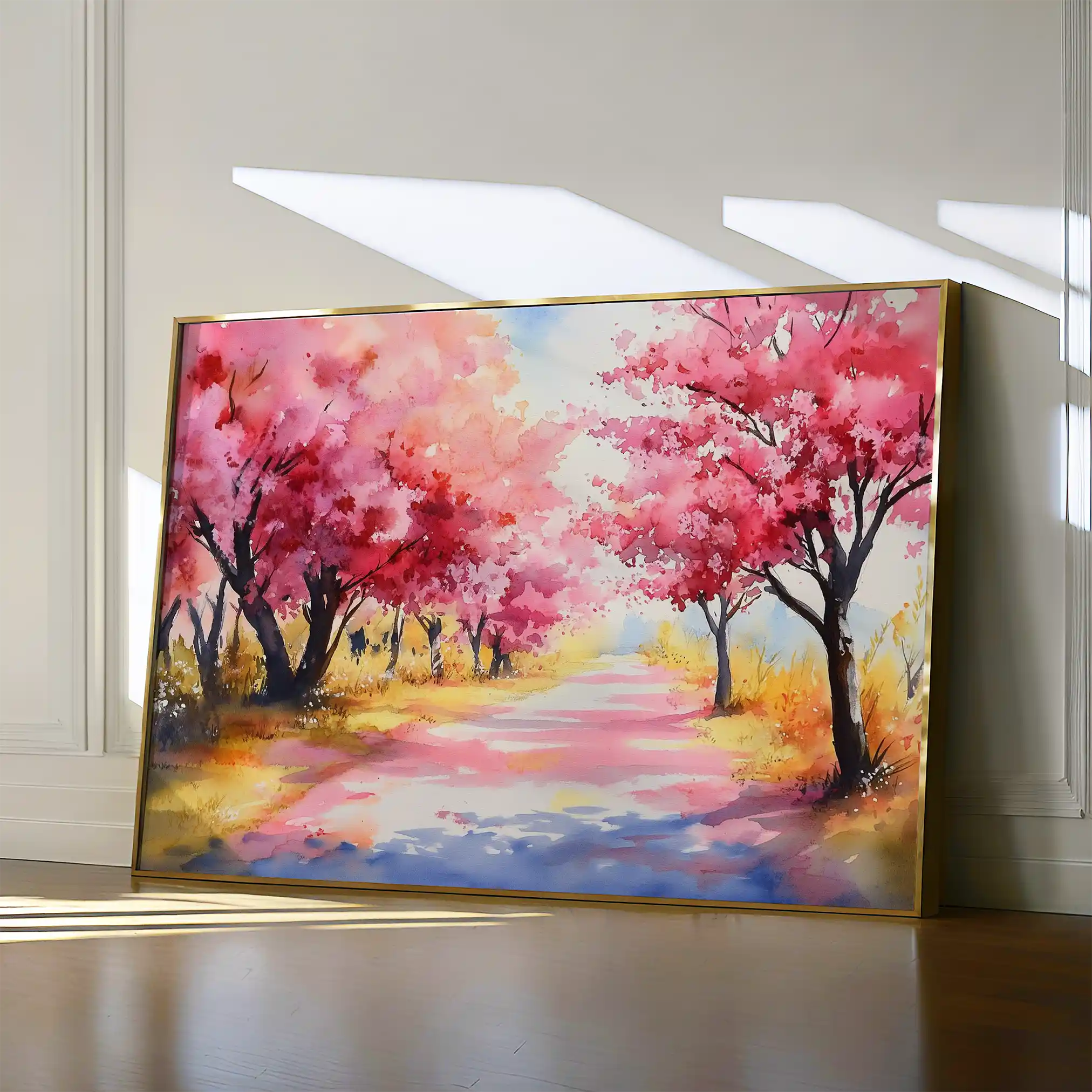 Landscape 288 Canvas Art 90 x 60 cm / Stretched on hidden frame