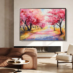 Landscape 288 Canvas Art 90 x 60 cm / Stretched on hidden frame