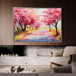 Landscape 288 Canvas Art 90 x 60 cm / Stretched on hidden frame
