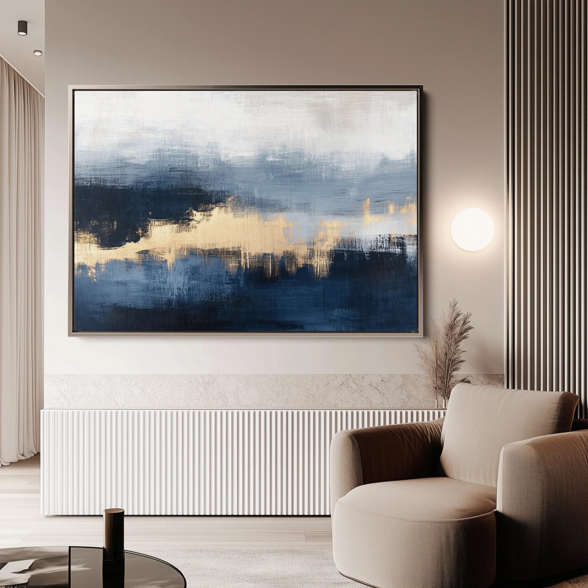 Abstract Canvas Wall Art WAD289-A 90 x 60 cm / Stretched on hidden frame