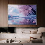 Landscape 289 Canvas Art 90 x 60 cm / Stretched on hidden frame