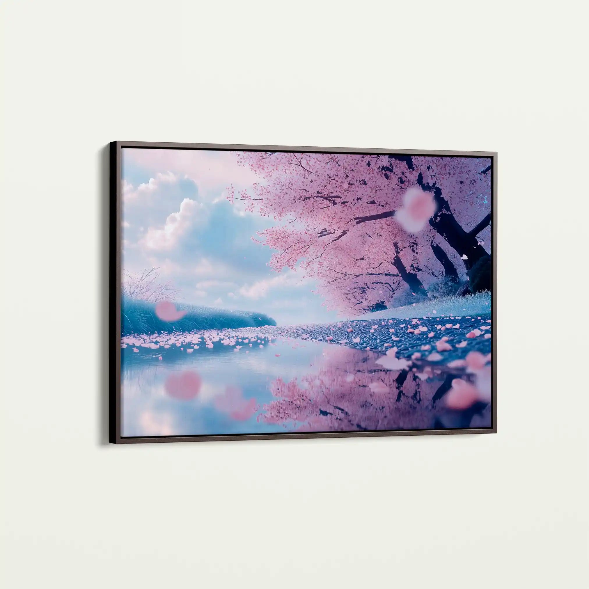 Landscape 289 Canvas Art 90 x 60 cm / Stretched on hidden frame