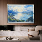 Landscape 290 Canvas Art 90 x 60 cm / Stretched on hidden frame