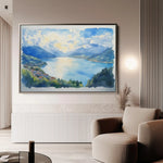 Landscape 290 Canvas Art 90 x 60 cm / Stretched on hidden frame