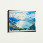 Landscape 290 Canvas Art 90 x 60 cm / Stretched on hidden frame