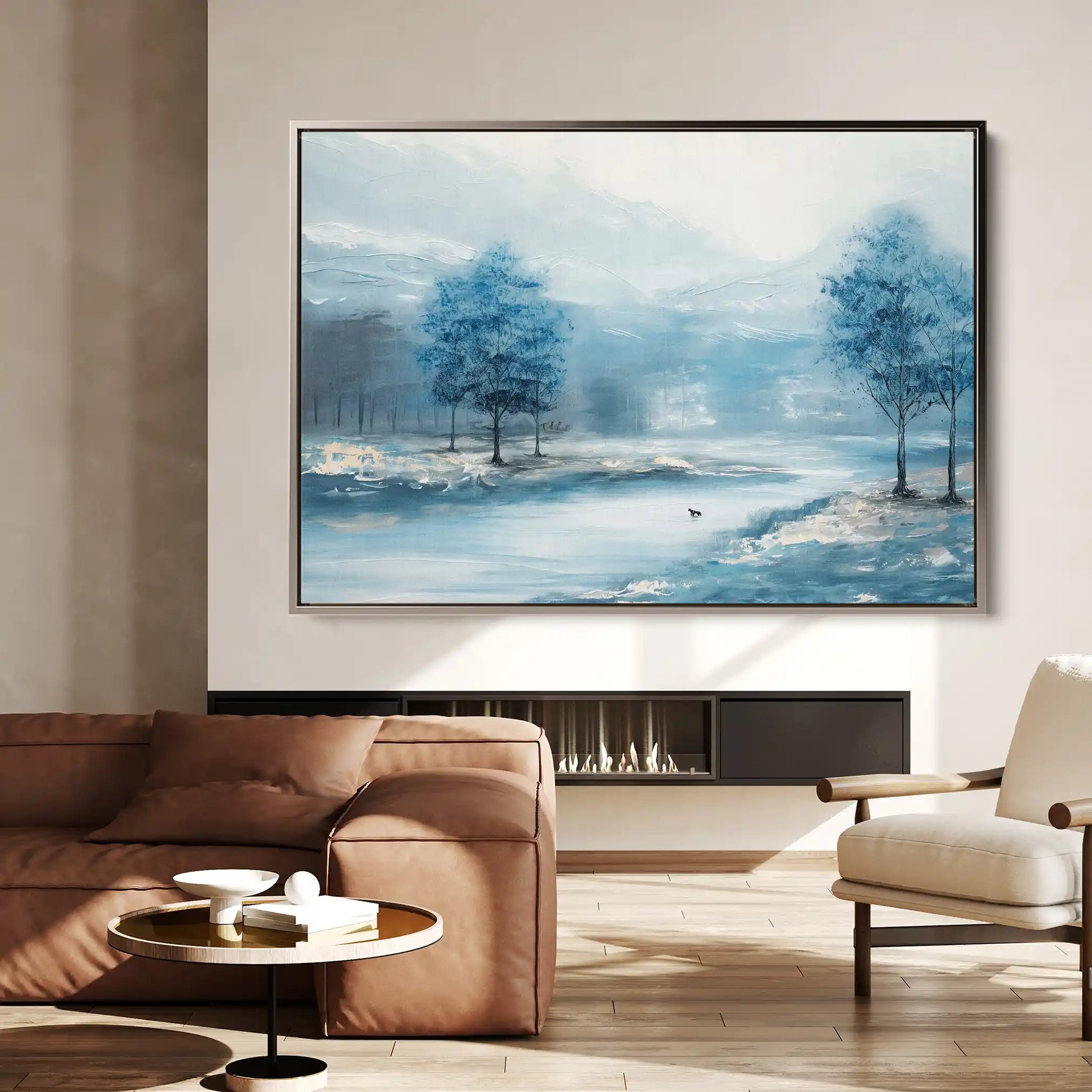 Floral Canvas Wall Art WAD291-F 90 x 60 cm / Stretched on hidden frame