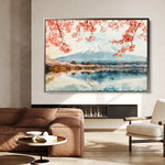 Landscape 291 Canvas Art 90 x 60 cm / Stretched on hidden frame