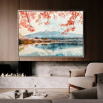 Landscape 291 Canvas Art 90 x 60 cm / Stretched on hidden frame