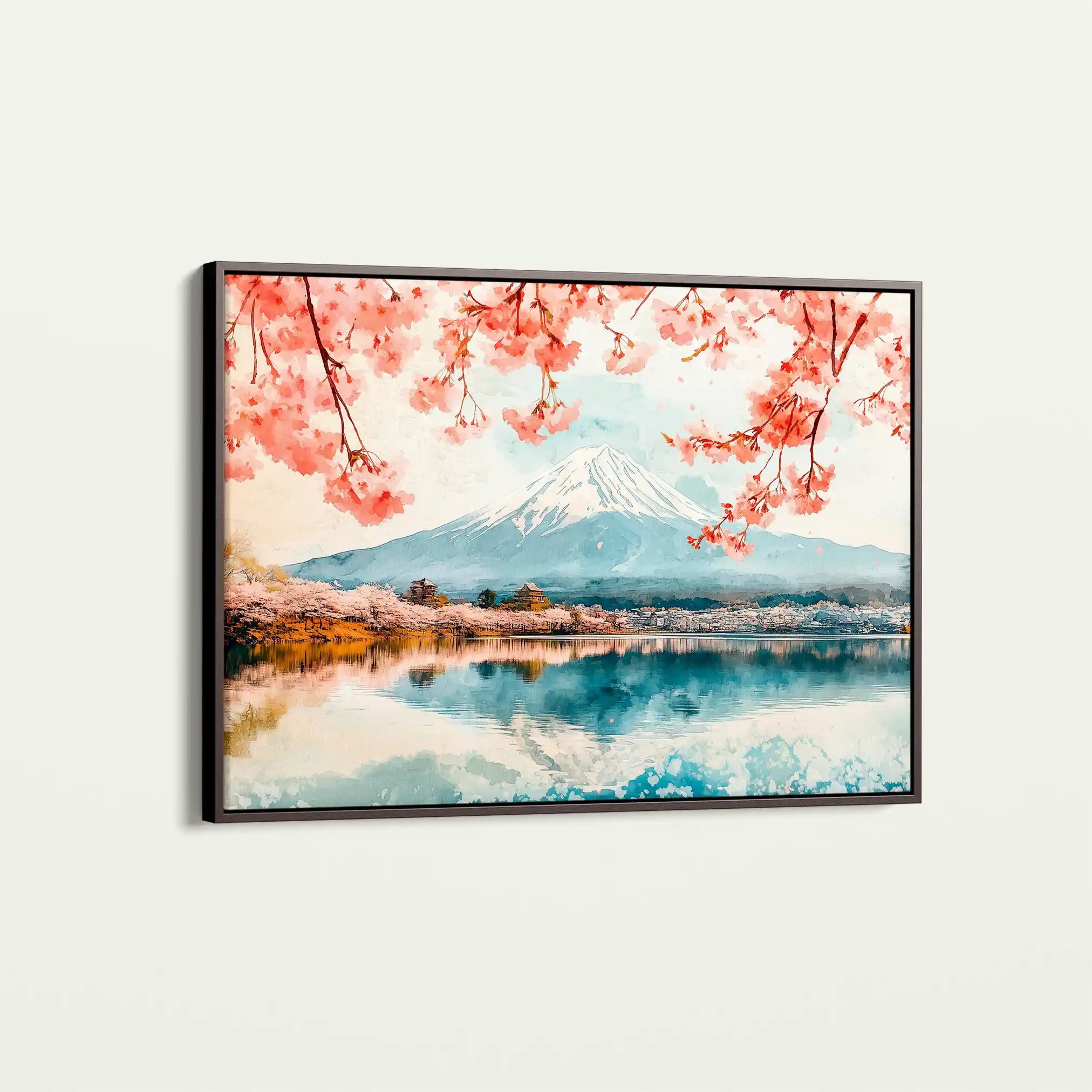 Landscape 291 Canvas Art 90 x 60 cm / Stretched on hidden frame