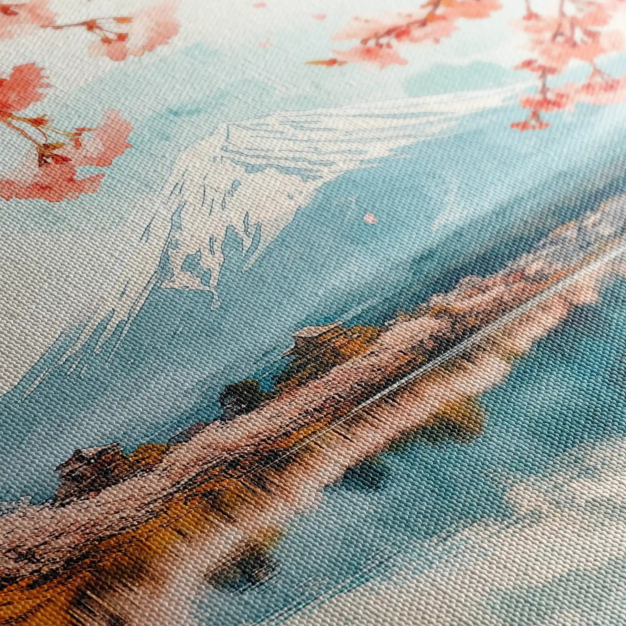 Landscape 291 Canvas Art 90 x 60 cm / Stretched on hidden frame