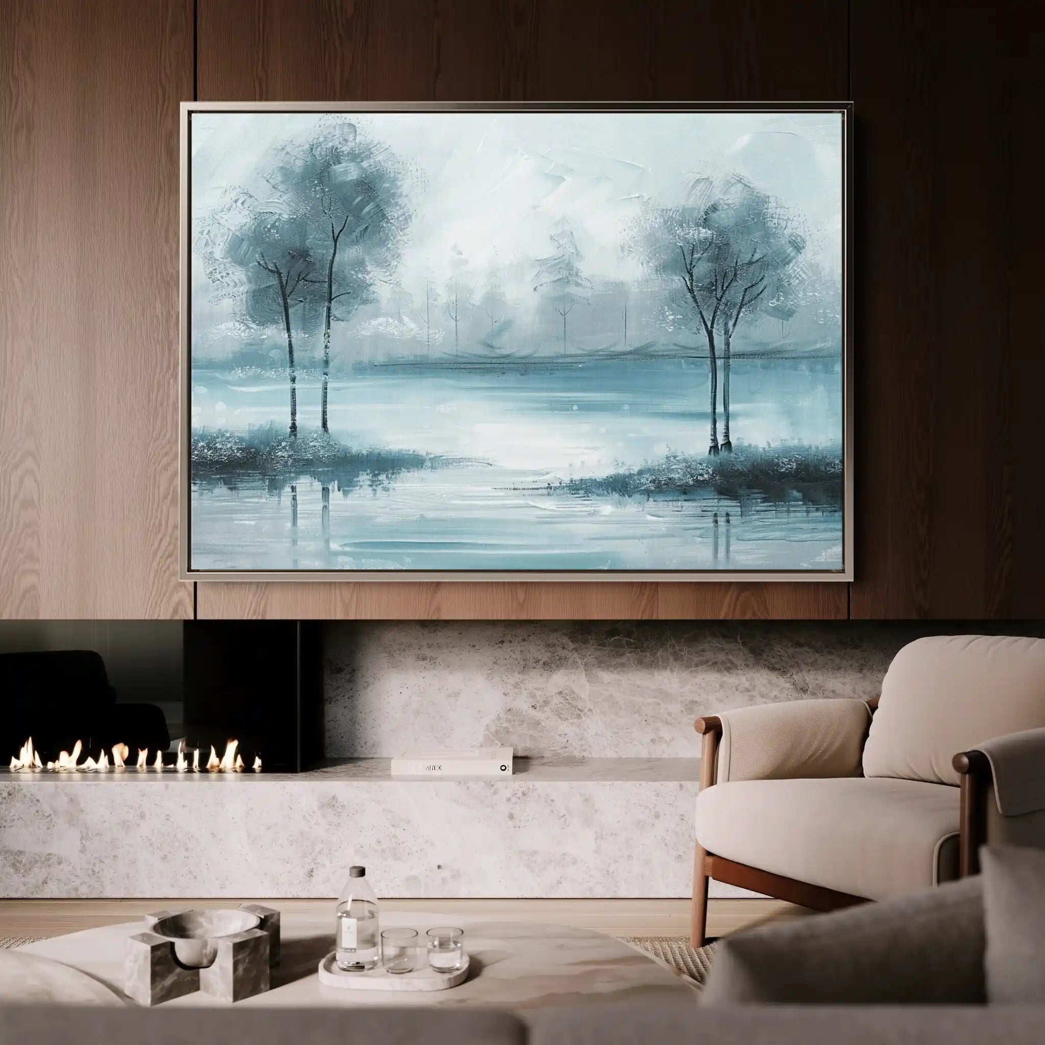 Floral Canvas Wall Art WAD292-F 90 x 60 cm / Stretched on hidden frame