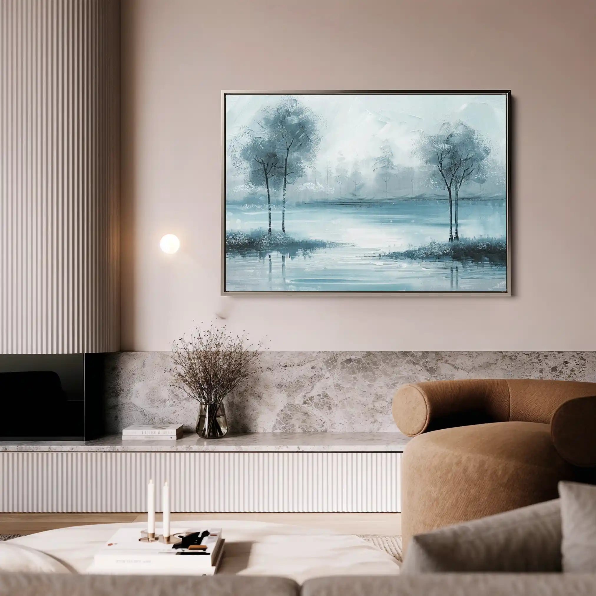 Floral Canvas Wall Art WAD292-F 90 x 60 cm / Stretched on hidden frame