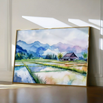 Landscape 292 Canvas Art 90 x 60 cm / Stretched on hidden frame