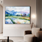 Landscape 292 Canvas Art 90 x 60 cm / Stretched on hidden frame