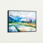 Landscape 292 Canvas Art 90 x 60 cm / Stretched on hidden frame